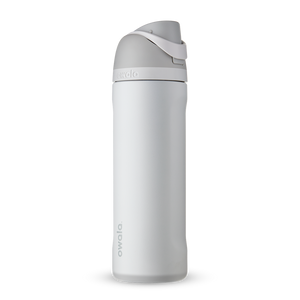 24oz Shy Marshmallow Stainless Steel Insulated Owala FreeSip Water Bottle