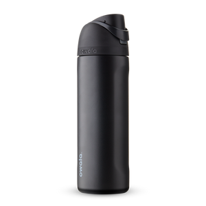 24oz Very, Very Dark Stainless Steel Insulated Owala FreeSip Water Bottle